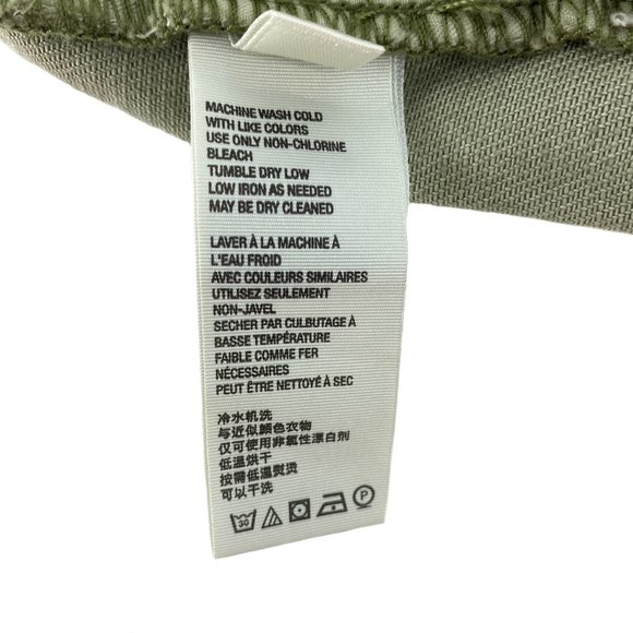 FREE PEOPLE We the Free Camo Combo Distressed Raw Hem Cutoffs Size 24 - Picture 15 of 16